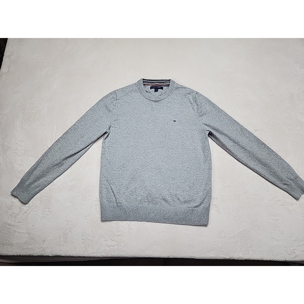 Tommy Hilfiger Grey Crewneck Sweater Men's Size Medium